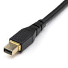 StarTech.com 6ft (2m) VESA Certified Mini DisplayPort to DisplayPort 1.4 Cable - 8K 60Hz HBR3 HDR - Super UHD mDP to DP 1.4 Cord - Slim (34 AWG) Ultra HD 4K 120Hz - Monitor/Video Cable