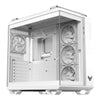 ASUS TUF GAMING GT502 Horizon TG ARGB White Midi Tower PC Case White | Liquid Cooling Support