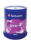 Verbatim  Blank DVD+R Matt Silver 4.7 GB 100 pc(s)