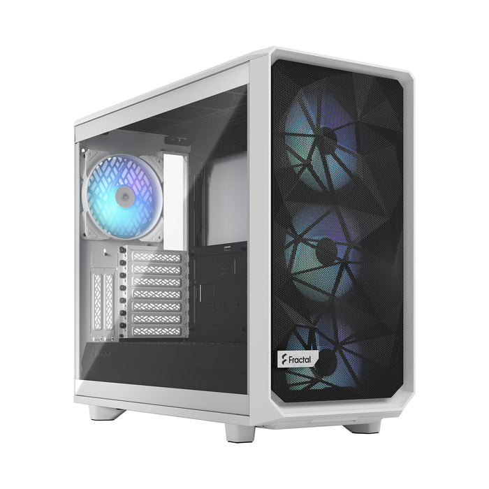 Fractal Design Meshify 2 RGB PC Case White | Liquid Cooling Support