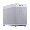 ASUS AP201 ASUS PRIME CASE TG WHITE Mini Tower PC Case White | Liquid Cooling Support