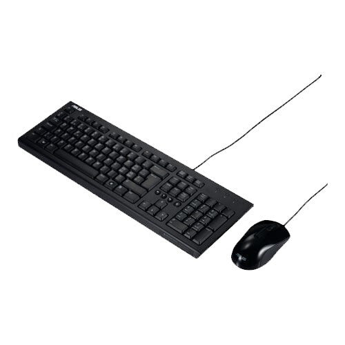 ASUS U2000 Keyboard | Wired, QWERTY, Black, Mouse Included