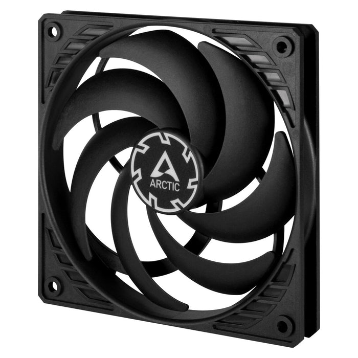 ARCTIC P12 Slim Pressure-optimised Fan | 120mm 2100 RPM 41.1 CFM PWM Fluid Dynamic Bearing (FDB) Black