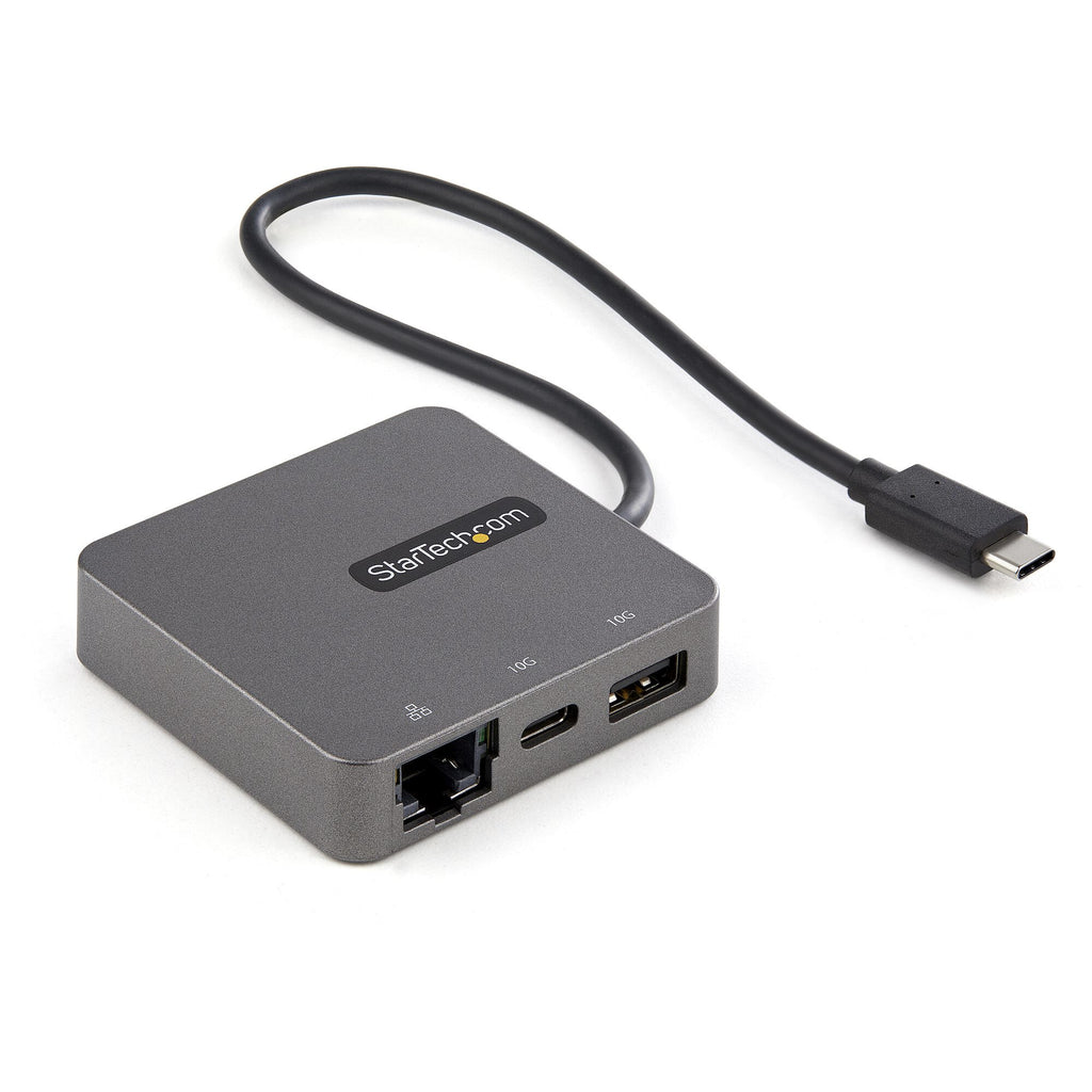 .com USB C Multiport Adapter USB 3.1 Gen 2 Type C Mini Dock USB C to 4K HDMI or 1080p VGA Video 10Gbps USB USB C GbE Portable Travel Laptop Dock Works w Thunderbolt 3