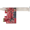 StarTech SATA PCIe Card - 2 Port PCIe SATA Expansion Card - 6Gbps - Full/Low Profile - PCI Express to SATA Adapter/Controller - ASM1061 Non-Raid - PCIe to SATA Converter