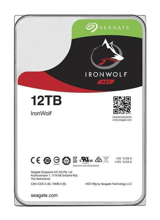 Seagate IronWolf 12 TB 3.5" 7200 RPM NAS HDD | Serial ATA III