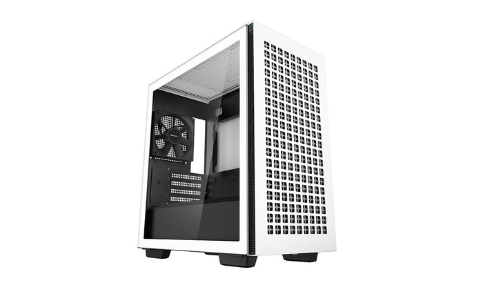 DeepCool CH370 WH Mini Tower PC Case White | Liquid Cooling Support