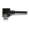 StarTech 3m USB 2.0 A to Right Angle B Cable - M/M