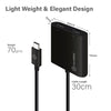 ALOGIC USB-C to Dual DisplayPort 2.0 Adapter-4K-30Hz
