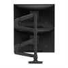 Ergotron LX Series LX Dual Stacking Arm, Tall Pole, Matte Black 101.6 cm (40") Clamp