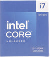 Intel Core i7-14700K 20 Core Processor | LGA1700 | 3.4GHz | 33MB Cache | Intel UHD Graphics 770 | No Cooler