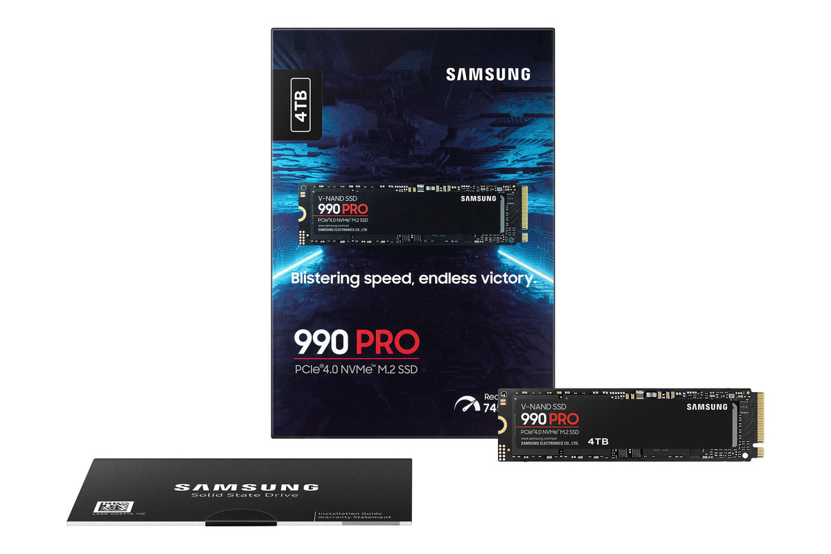 Samsung 990 PRO 4 TB PC Internal SSD | V-NAND MLC NVMe PCI Express 4.0 M.2