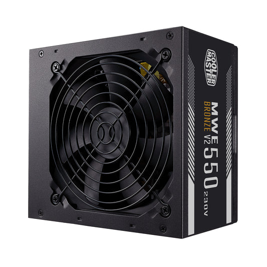 Cooler Master MWE 550 Bronze 550W ATX Non-Modular Power Supply Unit | 80 PLUS Silver