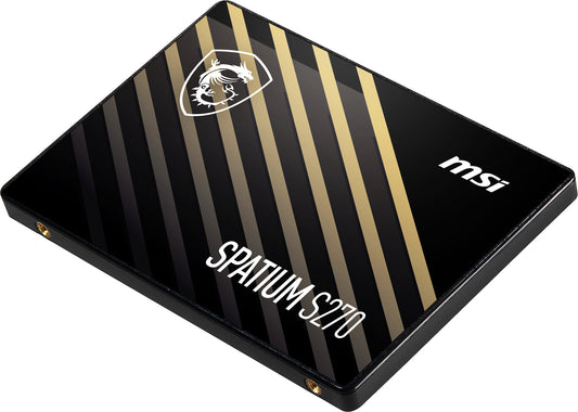 MSI SPATIUM S270 480 GB Gaming Internal SSD | 3D NAND Serial ATA III 2.5