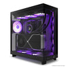 NZXT H6 Air Flow RGB Midi Tower PC Case Black | Liquid Cooling Support
