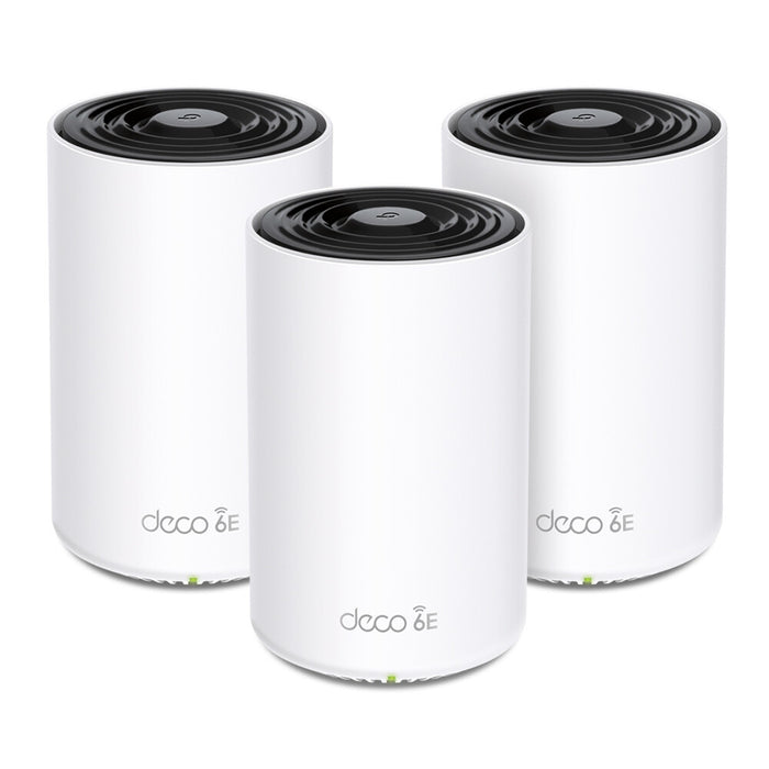 TP-LINK AXE5400 Tri-Band Mesh Wi-Fi 6E System Tri-band Wi-Fi 6 Mesh System | 3-Pack, White