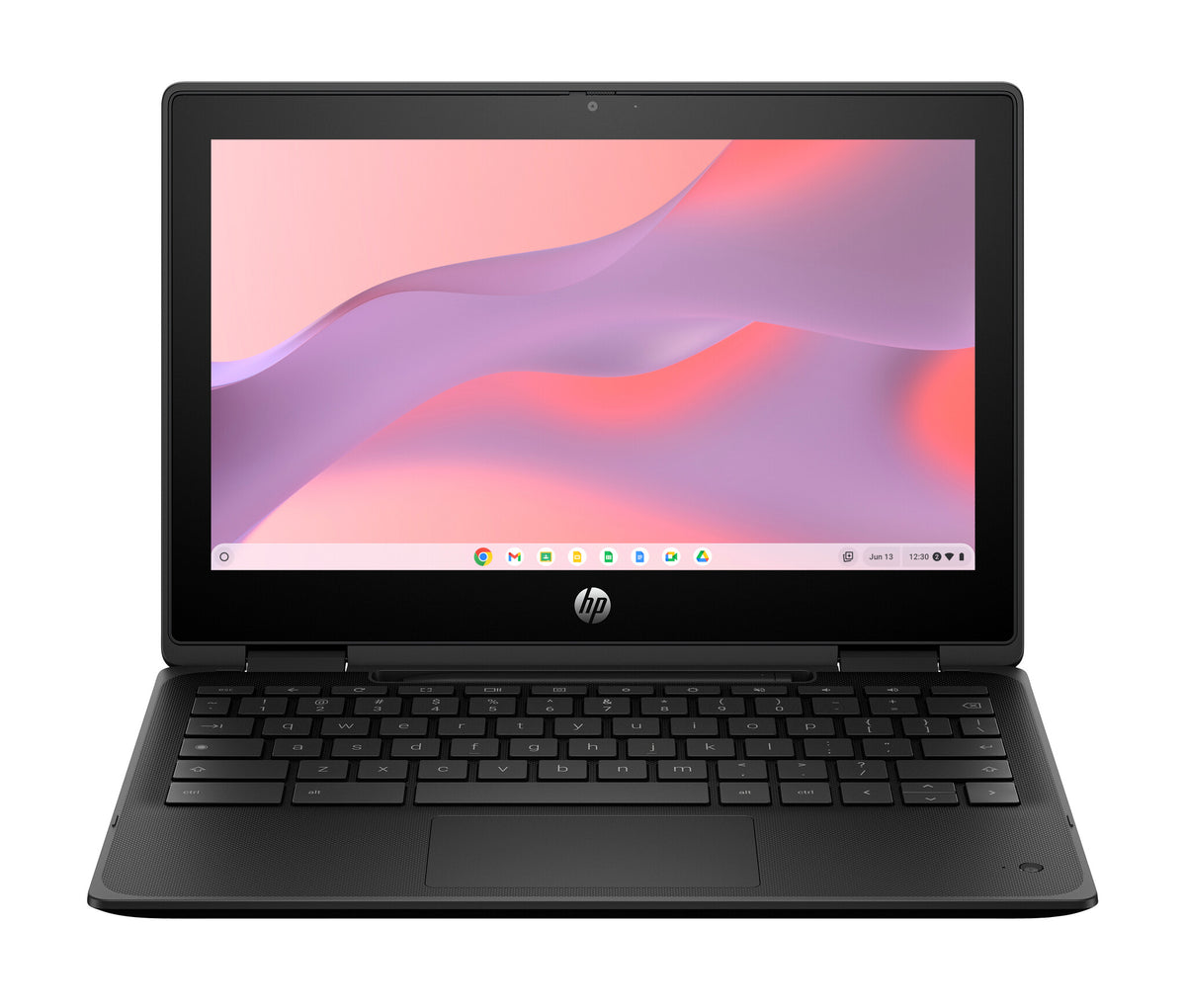 HP Fortis Flip G1m 11 inch Chromebook 29.5 cm (11.6") Touchscreen HD 4 GB LPDDR4x-SDRAM 32 GB eMMC Wi-Fi 6 (802.11ax) Black