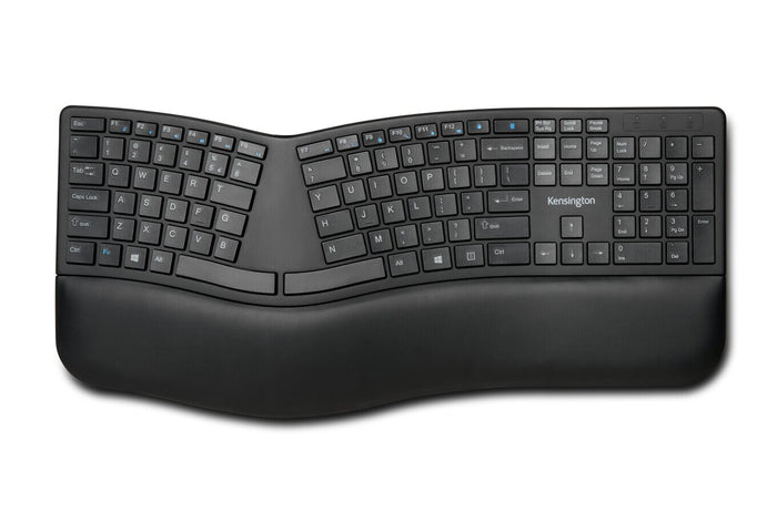 Kensington Pro Fit Ergo Keyboard | Wireless, QWERTY, Black