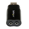 StarTech USB Stereo Audio Adapter External Sound Card Sound Card | USB