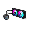 Gigabyte AORUS WATERFORCE II 240 AIO Liquid Cooler | 240mm 64.25 CFM RGB Intel & AMD Compatible Black