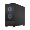 Fractal Design Pop Air RGB Tower PC Case Black | Liquid Cooling Support