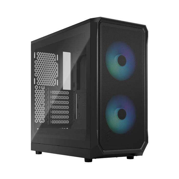 Fractal Design Focus 2 RGB PC Case Black | Liquid Cooling Support