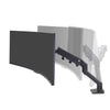 Ergotron HX Series 45-647-224 monitor mount / stand 124.5 cm (49") Clamp Black