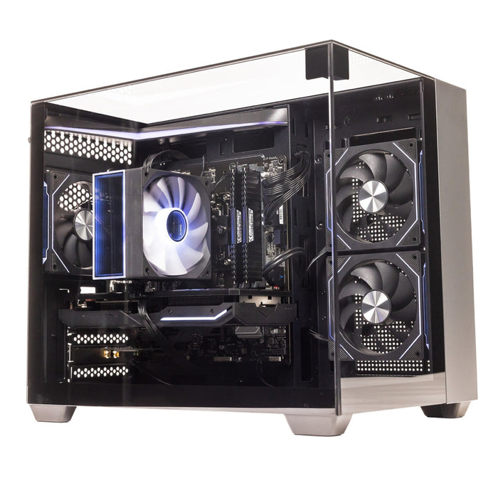 GTR Gaming PC | Ryzen 7 5700X | Radeon RX 9060 XT 8GB | 32GB DDR4 3600MHz | 1TB NVMe SSD | 600W 80+ Bronze PSU | ARGB Case | Wi-Fi | Windows 11 Home