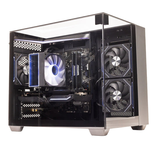 GTR Gaming PC | Ryzen 7 5700X | Radeon RX 9070 XT 16GB | 32GB DDR4 3200MHz | 1TB NVMe SSD | 750W 80+ Bronze PSU | ARGB Case | Wi-Fi | Windows 11 Home