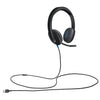 Logitech H540 Headset Wired Head-band Office/Call center USB Type-A Black
