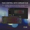 Corsair K55 CORE TKL RGB keyboard Gaming USB QWERTY UK English Black
