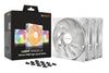 be quiet! LIGHT WINGS LX 140mm PWM High Speed 3-Pack White Computer case Fan 14 cm 3 pack