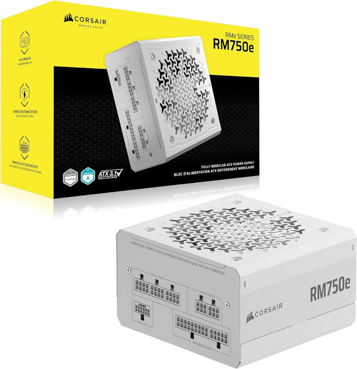 Corsair RMe Series RM750e power supply unit 750 W 20+4 pin ATX ATX White