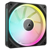 Corsair iCUE LINK LX120 3 Pack Case Fan | 3-Pack 120mm 2400 RPM 69.9 CFM RGB Magnetic levitation bearing Black