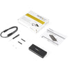 StarTech.com USB-C 10Gbps M.2 NVMe PCIe SSD Enclosure - Rugged Aluminum External M.2 PCIe M-Key Case IP67 Rated - 1GB/s Read/Write - Supports 2230/2242/2260/2280 - TB3 Compatible - Mac/PC