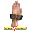 Fellowes Health-V Fabrik Keyboard Palm Support Black