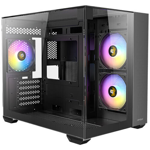 Antec CX600M Trio ARGB Mini Tower PC Case Black, Transparent | Liquid Cooling Support
