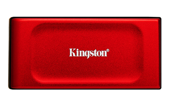 Kingston 2TB XS1000 Red External USB 3.2 Gen 2 Portable Solid State Drive 2 TB Portable SSD | USB 3.2 Gen 2 Red