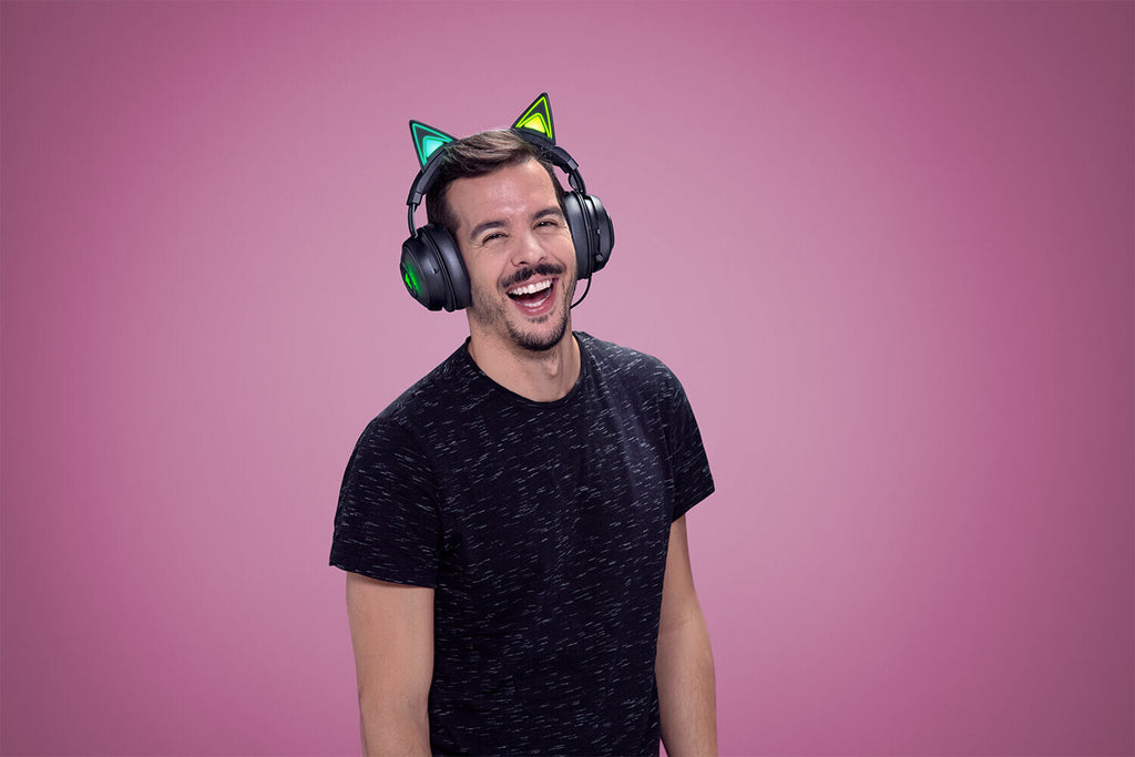 Kraken Kitty Edition Headset Wired Head band Gaming Black Green