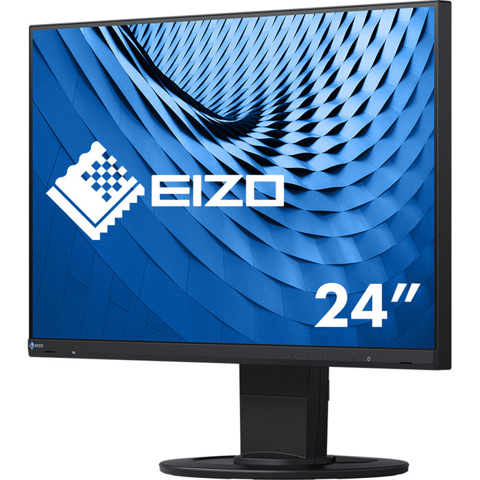 EIZO FlexScan EV2460-BK 24" Full HD Monitor | 1920 x 1080 60Hz HDMI VGA DVI DP
