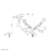 Neomounts by Newstar monitor desk mount