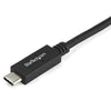 StarTech 3.3 ft. (1 m) USB-C to DVI Cable - 1920 x 1200 - Black