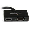 StarTech Travel A/V Adapter: 2-in-1 Mini DisplayPort to HDMI or VGA Converter