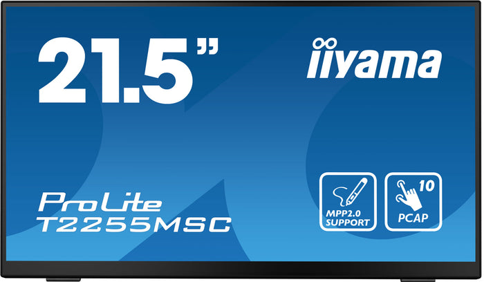 iiyama ProLite T2255MSC-B1 22" Full HD Monitor | 1920 x 1080 60Hz HDMI DP