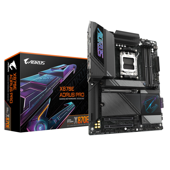 Gigabyte X870E AORUS PRO ATX Motherboard | AM5 | 4x DDR5 Slots | Wi-Fi 7
