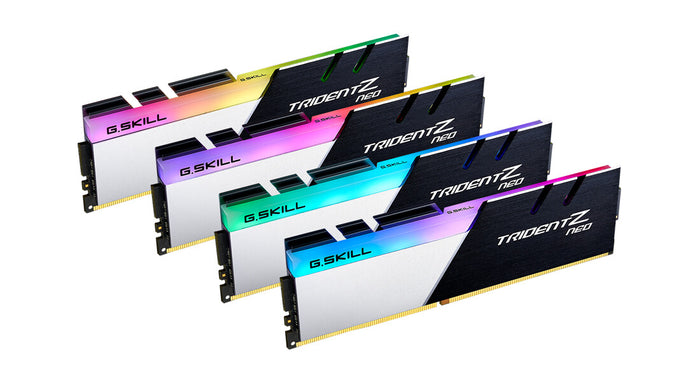 G.Skill Trident Z Neo 32 GB (4x8 GB) DDR4 3600 MHz Memory Kit | CL14, XMP, Heatsink, ARGB