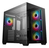 DeepCool CG530 4F ARGB Midi Tower PC Case Black | Liquid Cooling Support