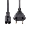 StarTech 3m (10ft) Laptop Power Cord, EU Plug to C7, 2.5A 250V, 18AWG, Laptop Replacement Cord, Printer Power Cable, Laptop Charger Cord, Laptop Power Brick Cord, Black