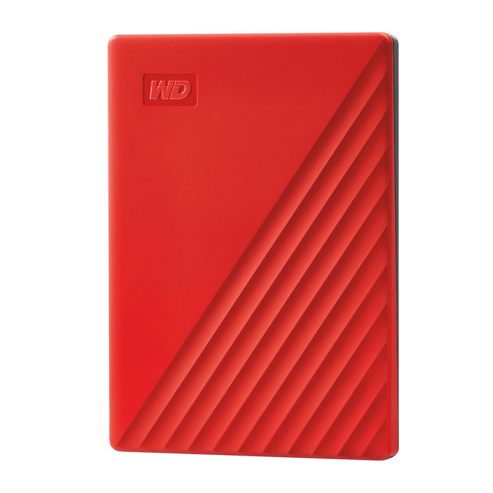 Western Digital My Passport 4 TB Encrypted External HDD | USB 3.2  Red