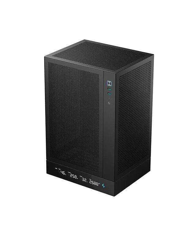 DeepCool R-CH170-BKNPI0D-G-1 Tower PC Case Black | Liquid Cooling Support